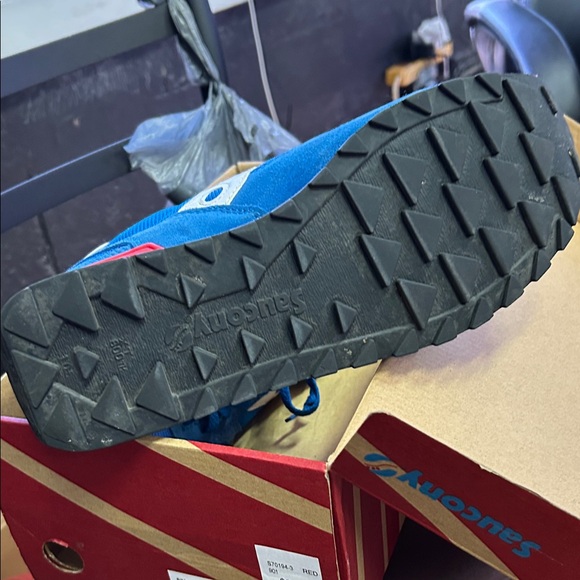 Saucony Blue and Red Athletic Shoes - Picture 4 of 4